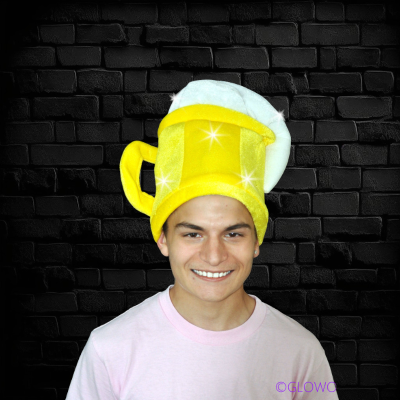 LED FLASHING BEER HAT