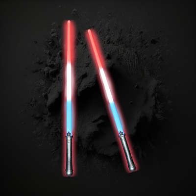 TRI-COLOR RED/WHITE/BLUE SPACE SWORD