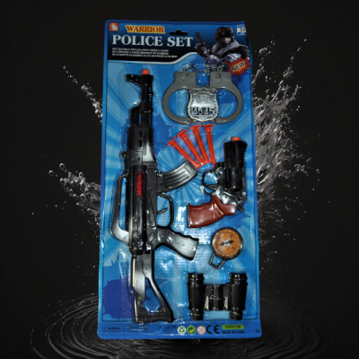 WARRIOR POLICE TOY GUN PLAY SET
